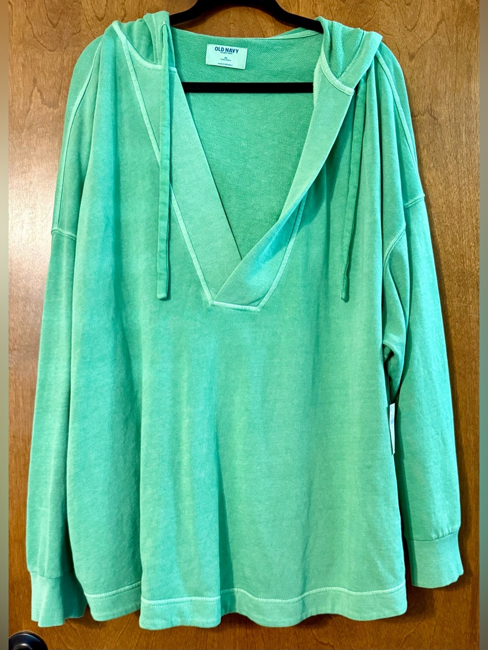 Old Navy Green Oversized Tunic Beach Hoodie